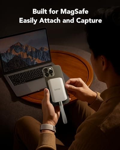 Lexar ES5 Tragbare SSD 2TB, USB 3.2 Gen2x2 mit bis zu 2.000 MB/s Lesen und Schreiben, IP65-Schutz, Magsafe Phone SSD Unterstützt Apple ProRes 4K (iPhone 15/16), Galaxy S25 8K, Flüssige Silikonhülle ES5 2TB Bild 8