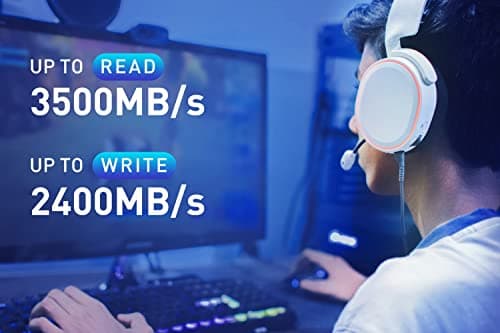 Lexar SSD 512GB, M.2 2280 PCIe Gen3x4 NVMe 1.4 Interne SSD, Bis zu 3500MB/s Lesen, 2400MB/s Schreiben, 3D NAND Flash Solid-State-Laufwerk für PC-Enthusiasten und Gamer NM620 512GB Bild 4