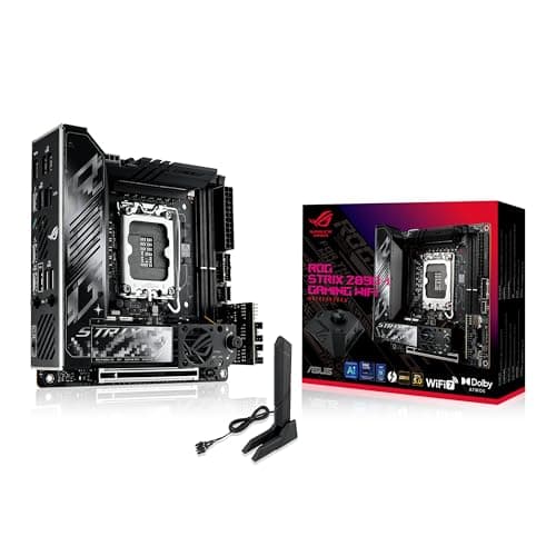ASUS ROG STRIX Z890-I GAMING WIFI Mainboard Intel Z890 LGA 1851 Mini-iTX, Intel Core Ultra Series 2 Ready, Advanced AI PC-ready, 10+2+1+1 Stadien, DDR5, WiFi 7, 2x M.2, Thunderbolt 4, USB Type-C