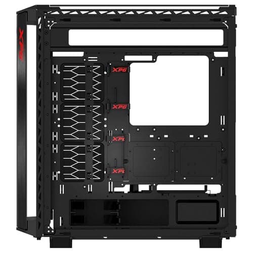XPG BATTLECRUISER II ST E-ATX 4 Fan ARGB gehärtetes Glas, schwarz, BATTLECRUISERIIST-BKC Bild 6