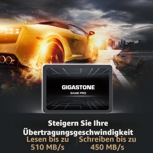 Gigastone SATA SSD 4TB 2,5 Zoll 3D NAND Bis zu 510MB/s interne SSD SATA III SSD Festplatte Kompatibel mit Laptop und PC Desktop Festkörper-Laufwerk 2,5" SLC Cache Performance Bild 4