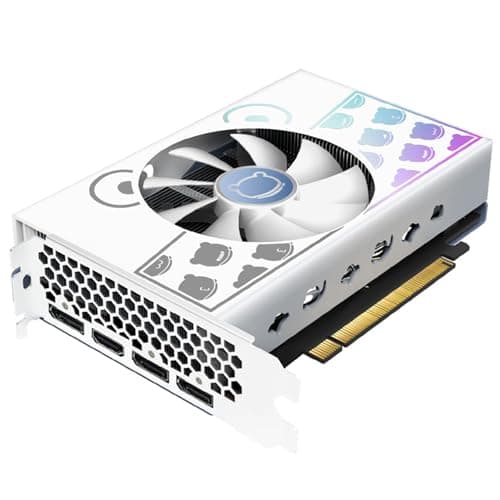 RTX4060 8G GDDR6-Grafikkarte, kompatibel mit kleinen Computergehäusen, Computer-Grafikkarten, Grafikkarte für Gaming-PC, einzigartiges Design, hochwertige Materialien, effiziente,RTX 4060 Bild 2