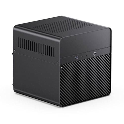 Jonsbo N2 PC-Gehäuse, NAS-Gehäuse, 5+1 Speicherplätze, Hot-Swapping-Technologie, Aluminium, Mini-ITX, Schwarz Bild 3