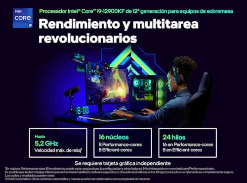 Intel® Core™ i9-12900KF Desktop-Prozessor, 16 (8P+8E) Kerne, bis zu 5,2 GHz, übertaktbar, LGA1700, Chipsatz der 600er-Reihe, 125 W Bild 6