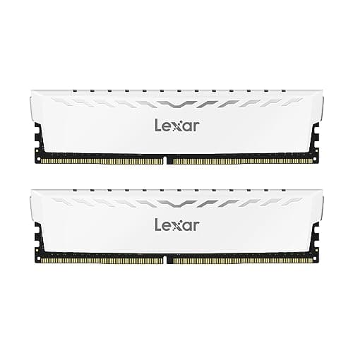 Lexar THOR DDR4 RAM 32GB Kit (16GB x 2) 3600 MHz, DRAM 288-Pin UDIMM Desktop Memory, XMP 2.0 Hochleistungs Arbeitsspeicher, CL18-22-22-42, 1.35V (LD4BU016G-R3600GDWG) THOR 3600 MHz 32GB Kit (2x16GB) Bild 2
