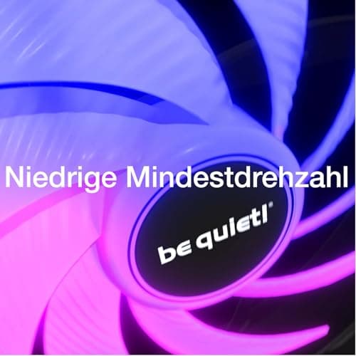be quiet! Light Wings LX 140mm PWM high-speed White Lüfter, Enthält 3 Lüfter, Beleuchteter Hub und mattierte Lüfterblätter, vielzählige Farben, ARGB-Kabel mit Möglichkeit zur Reihenschaltung Bild 6