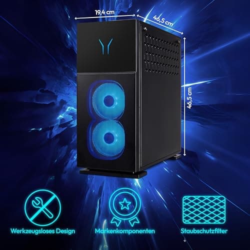 ERAZER Mechanic X20 High-End Gaming PC (Intel Core i9-14900KF, Geforce RTX 4080 SUPER, 32 GB Kingston Fury Beast RGB DDR5 RAM, 2TB SSD, Wasserkühlung, Win 11 Home) Bild 6