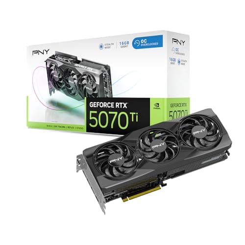 PNY GeForce RTX™ 5070Ti 16GB OC Triple Fan Grafikkarte DLSS 4 Bild 2