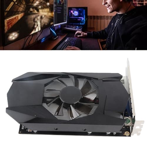 Lazmin112 Grafikkarte für Computerspiele, HD7670 4 GB GDDR5-Grafikkarte 128 Bit 1000 MHz Kernfrequenz, Unterstützt DirectX 11 PCI Express X16 2.1-Steckplatz Bild 8