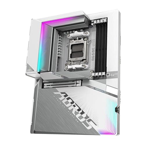 GIGABYTE B650E AORUS Stealth Ice Back Connector White Board Kompatibel mit AMD Ryzen 9000/8000/7000 Series Prozessoren Sockel AM5 DDR5 ATX Motherboard B650E A Stealth Ice MB6539 Bild 6