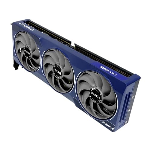 Sparkle Intel Arc B580 Titan OC, 12 GB GDDR6, Torn Cooling 2.0, Axiallüfter, Atemlicht, Metallrückplatte, SB580T-12GOC Bild 4