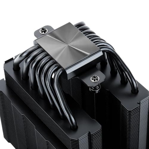Thermalright TR Phantom Spirit 120 SE BLACK CPU Kühler, Dual TL-C12B V2 PWM Lüfter und Doppeltürme,7 Heatpipes Kühlkörper Kühler, für AM4/AM5&Intel LGA1851/115X/1200, Computer CPU Kühlung, Schwarz Bild 6