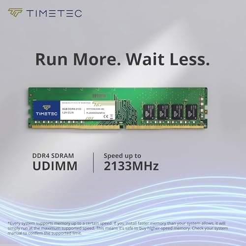 Timetec 16GB KIT (2x8GB) DDR4 2133MHz (PC4-2133P) PC4-17000 UDIMM Desktop-RAM – Non-ECC Unbuffered, 288-Pin, 1.2V, CL15 DIMM-Speichermodul Single Rank 16GB Kit (2x8GB) Bild 8