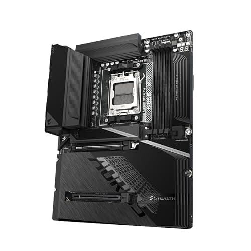 GIGABYTE B850 AORUS Stealth AMD AM5 ATX Motherboard, unterstützt AMD Ryzen 9000/8000/7000 Series Prozessoren, DDR5, 14+2+2 Power Phase, 4X M.2, PCIe 5.0, USB-C, WIFI7, 5GbE LAN, EZ-Latch, 5 Jahre Bild 8