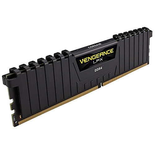 Corsair CMK16GX4M1A2400C14 Vengeance LPX 16GB (1x16GB) DDR4 2400MHz C14 XMP 2.0 High Performance Desktop Arbeitsspeicher, schwarz 2400 MHz 1 x 16 GB Schwarz Bild 4