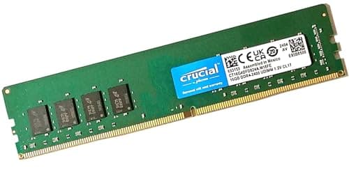 Crucial 16GB RAM DDR4 2400MHz UDIMM PC4-19200 288-Pin Desktop Arbeitsspeicher 1.2V CL17 kompatibel für PC, Büro-PC, Gaming-PC & Workstation Upgrade Bild 2
