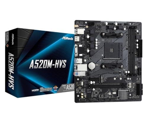 MB ASRock A520M-HVS AM4 M-ATX Retail Schwarz