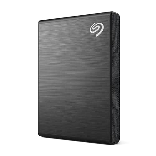 Seagate One Touch SSD 1TB, bis zu 1.030 MB/s, Android-App, Mylio Create 1 Jahr, Adobe Creative Cloud Foto-Abo 4 Monate, inkl. 3 Jahre Rescue Service, Schwarz, Modellnr. STKG1000400 1TB Schwarz Aluminium Bild 2