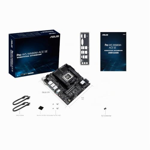 ASUS PRO WS W880-ACE SE Workstation Mainboard Sockel Intel LGA1851 (ATX, PCIe 5.0, DDR5, Dual 2.5GB Ethernet, 4X M.2, BIOS Flashback, AI Cooling II) Bild 4