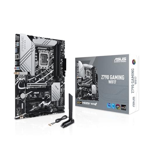 ASUS Z790 GAMING WIFI7 LGA 1700 ATX Motherboard mit PCIe 5.0, drei M.2 Steckplätzen, 14 + 1 DrMOS, DDR5, WIFI 7, Realtek 1 GB LAN, HDMI TM, USB 3.2 Gen 2x2 Type-C, Front USB 3.2 Gen 1 Type-C Bild 2