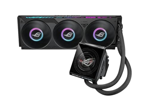 ASUS ROG STRIX LC IV 360 ARGB All-in-One Flüssig-CPU-Wasserkühlung (3x adressierbare ROG ARGB-Lüfter, Asetek-Pumpe 8. Generation, LCD-Display, Intel LGA 1700, 1200, 115X, AMD AM5, AM4) Bild 4