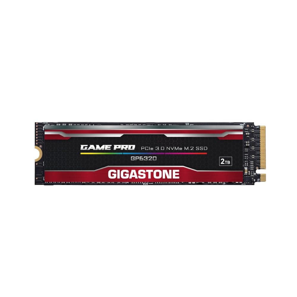 Gigastone SSD 2TB NVMe Gen3 Gaming M.2 2280 PCIe 3.0x4 Internes Solid State Laufwerk Festplatte Speicher Für PS5 Gamer Videoschnitt Grafikbearbeitung PC Laptop IT Pro 3D NAND SLC Cache 2,400MB/s Bild 2