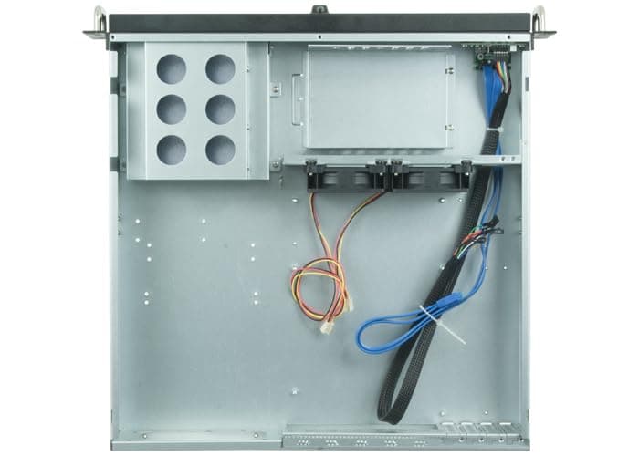 Chieftec UNC-210M-B Computergehäuse, Regal, Server, SECC, Micro-ATX, Schwarz, 2U Bild 5