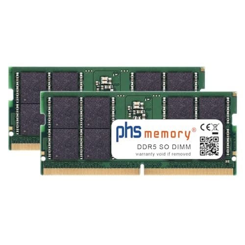 PHS-memory 96GB (2x48GB) Kit RAM Speicher kompatibel mit MSI Raider 18 HX A14VIG-243NL DDR5 SO DIMM 5600MHz PC5-44800S 96GB (2x48GB) - DDR5 - 5600MHz - SO DIMM Bild 2