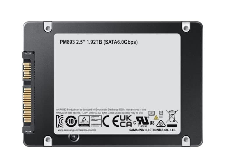 Samsung PM893 MZ7L31T9HBLT - SSD - 1.92 TB - intern - 2.5" (6.4 cm) Bild 6
