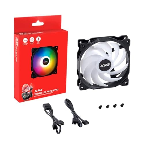 Lüfter XPG VENTO 120 (1 * 120mm ARGB Fan) schwarz retail Bild 4