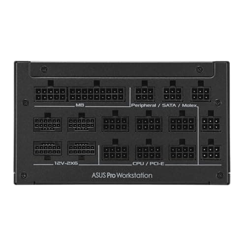 ASUS Pro WS 3000W Platinum Workstation Netzteil (3000 Watt, unterstützt bis zu Vier GeForce RTX 5090 Grafikkarten, ATX 3.1 kompatibel, PCIe 5.1 mit 12V-2x6-Anschlüssen, 80 Plus Platin Zertifiziert) Bild 4