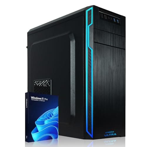 GREED® Ultra 7 - Schneller PC mit Intel Core i7 - Leiser Computer + Rechner für Büro & Home Office mit 4,0 GHZ, 16GB DDR4 RAM/Arbeitsspeicher - 1TB SSD + 1TB HDD - DVD+RW - WLAN - inkl Win 11 Pro GREED Ultra-7 Bild 2