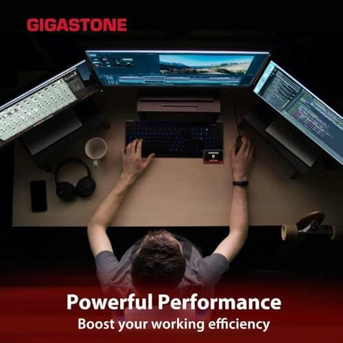 Gigastone SATA interne SSD 1TB 2,5 Zoll SATA III Schnittstelle 3D NAND Festplatte SSD Spiellaufwerk kompatibel mit Laptops und Desktop-Computern 2,5 Zoll 550 MB/s SLC Cache Game Turbo 1TB Bild 8