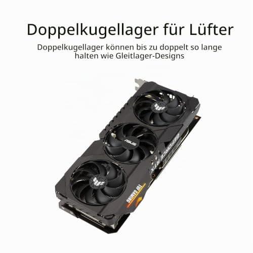 ASUS TUF GeForce RTX 3080 OC Edition 12GB Gaming Grafikkarte (LHR (Lite Hash Rate), Nvidia Ampere, PCIe 4.0, DLSS, Raytracing, GDDR6X Speicher, HDMI 2.1, DisplayPort 1.4a, TUF-RTX3080-O12G-GAMING) Bild 8