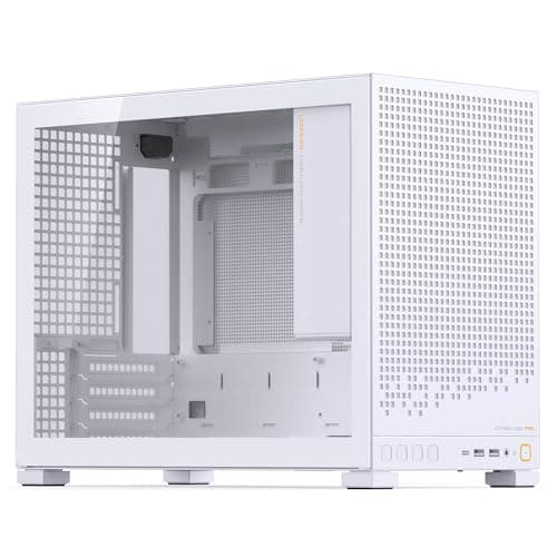 Jonsbo D32 PRO PC-Gehäuse Weiß – Kompaktes mATX-Case mit Back-Connect-Support, Tempered Glass, Staubfiltern & High-End-Kühlung Weiß Tempered Glass Bild 2