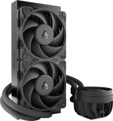 ARCTIC Liquid Freezer III Pro 240 - Wasserkühlung PC, AIO CPU Wasserkühler, 2x120 mm, 38 mm Radiator, PWM-Pumpe, VRM-Lüfter, AMD AM5/AM4, Intel LGA1851/1700 Contact Frame - Schwarz Bild 8