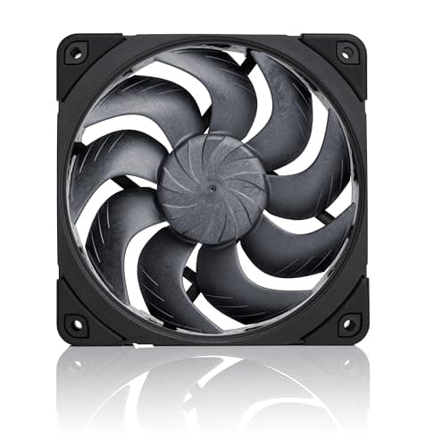 Noctua NF-A12x25 G2 PWM chromax.black, Leiser 120mm PC-Lüfter in Premium-Qualität, 4-Pin (Schwarz) Bild 6
