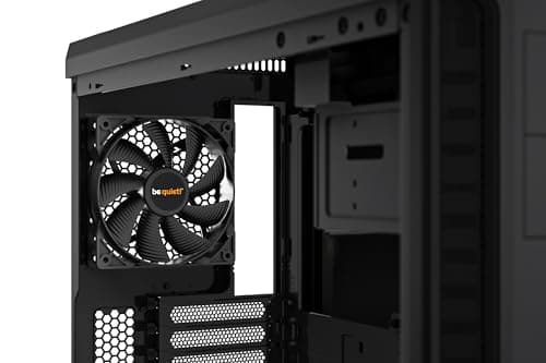 be quiet! Pure Base 600 Window Black PC-Gehäuse, 2X Pure Wings 2 Lüfter, Radiatoren bis 360mm, 3-stufige Lüftersteuerung, Seitenfenster aus Temperglas Bild 6