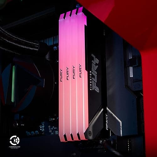 Kingston FURY Beast RGB 16GB 3200MT/s DDR4 CL16 DIMM (Kit mit 2) PC Arbeitsspeicher KF432C16BB2AK2/16 Bild 6