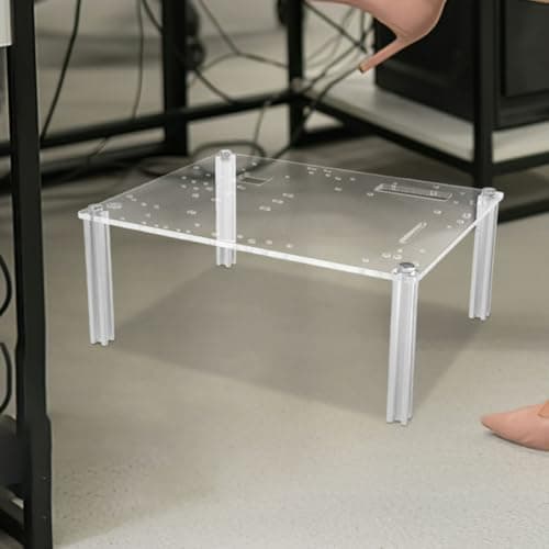 KALLORY Offenes Computergehäuse und Acryl mit Aluminiumlegierung Öffnen für Testing Components Leichte Installation und Hoher Festigkeit als PC Gehäuse und Grafikkartengehäuse Bild 8