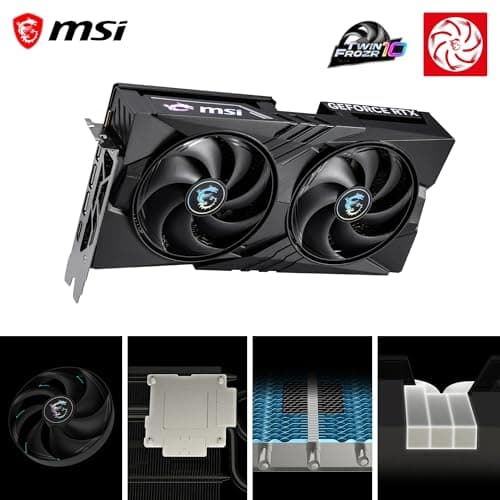 MSI GeForce RTX 5060 8G Gaming OC - 8GB GDDR7 (28Gbps/128-bit), PCIe 5, Boost: 2625 Hz, HDMI 2.1b, DisplayPort 2.1b Bild 7