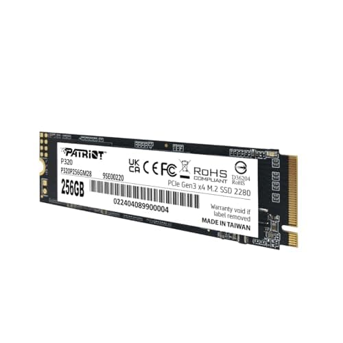 Patriot P320 256GB Interne SSD - NVMe PCIe Gen 3x4 - M.2 2280 - Solid State Drive - P320P256GM28 Bild 8