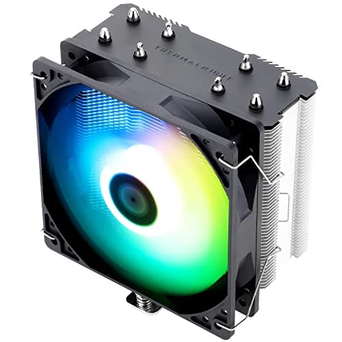 TR AssassinX120 SE ARGB CPU-Luftkühler, 4 Heatpipes, TL-C12C-S PWM Leiser Lüfter CPU-Kühler mit S-FDB-Lager, für AMD AM4 AM5/Intel 1150/1151/1200/1700