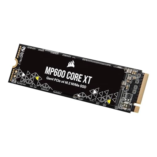 Corsair MP600 CORE XT 2TB M.2 PCIe Gen4 NVMe SSD – Bis zu 5900MB/s – QLC NAND – M.2 2280 – Für PCIe 4.0-Notebooks und -Desktops – Schwarz