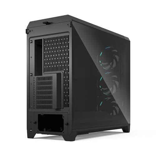 Fractal Design Meshify 3 XL Black RGB Tempered Glass Light Tint - Gaming Computer-Gehäuse – Facetten-Mesh-Front – DREI RGB Momentum 14 Lüfter enthalten – GPUs bis 512mm Länge Meshify 3 XL RGB Schwarz Bild 8