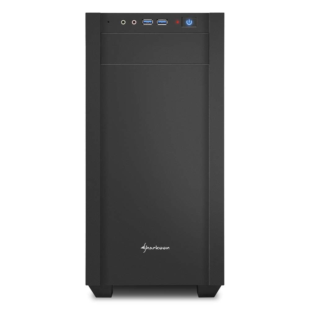 Sharkoon S1000 micro ATX Gehäuse, schwarz Bild 3