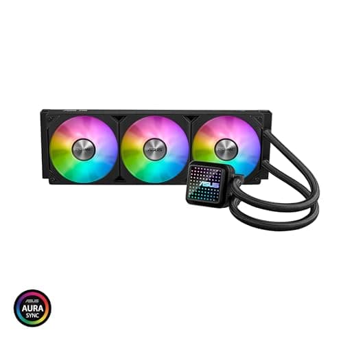 ASUS Prime LC 360 ARGB All-in-One-Flüssig-CPU-Wasserkühlung (drei ARGB Lüfter, anpassbarer Infinity-Spiegel, 400 mm Schläuche, CPU-Sockel Intel LGA 1851, 1700, 1200, 115X, AMD AM5, AM5) Bild 4
