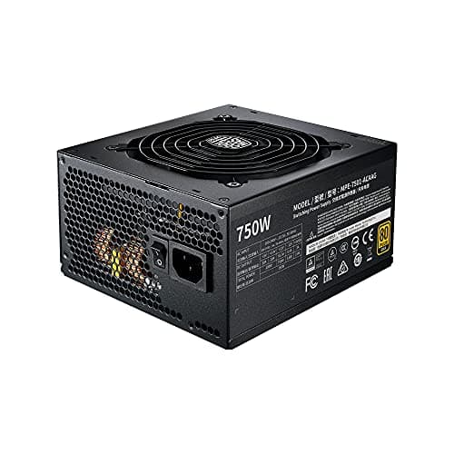 Cooler Master MWE 750 Gold V2, Modulares PC-Netzteil (EU-Stecker), 80 Plus Gold, 750 Watt Netzeil mit Flachkabel, 120mm HDB-Lüfter, Temperaturschwelle 50˚C 750W Gold Bild 4