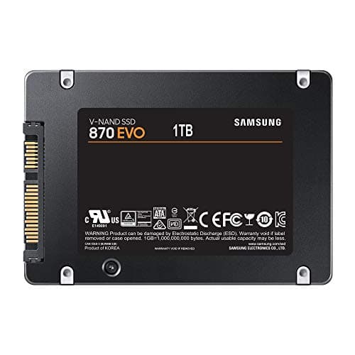 Samsung 870 EVO SATA III 2,5 Zoll SSD, 1 TB, 560 MB/s Lesen, 530 MB/s Schreiben & BAR Plus USB-Stick Typ-A, 64 GB, 200 MB/s Lesen, 30 MB/s Schreiben Bild 6