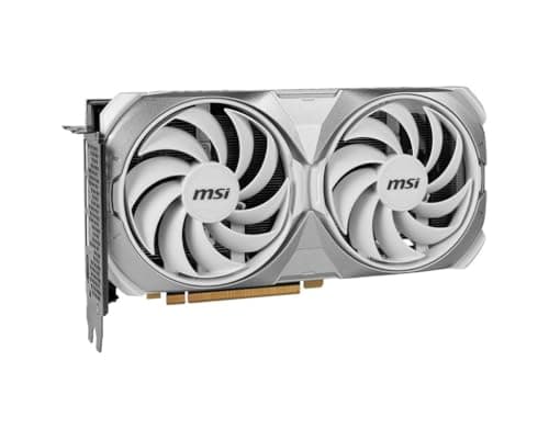 MSI GeForce RTX 4070 SUPER 12G Ventus 2X White OC Grafikkarte - NVIDIA RTX 4070 GPU, 12GB GDDR6X (21Gbits / 192 bit), PCIe 4.0-2X TORX Fan 4.0, HDMI 2.1a, DisplayPort 1.4a Bild 6